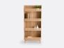 عکس کتابخانه چوبی مدرن حصیری BC22