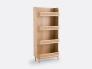 عکس کتابخانه چوبی مدرن حصیری BC22