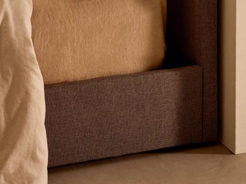 عکس تخت هتلی ساده پارچه ای BH707