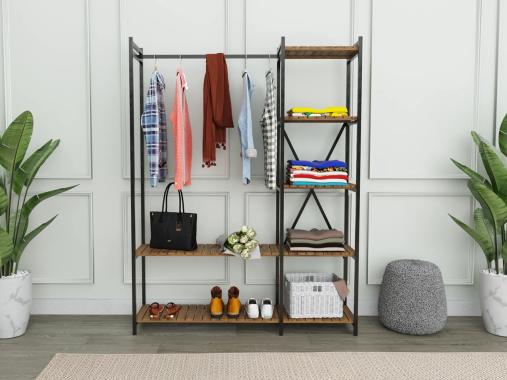 عکس رگال جالباسی فلزی ایستاده مدل BL526