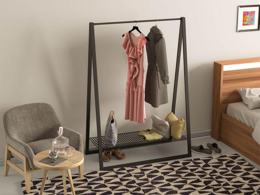 عکس رگال آویز لباس ایستاده فلزی مدل BL528