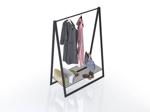 عکس رگال آویز لباس ایستاده فلزی مدل BL528