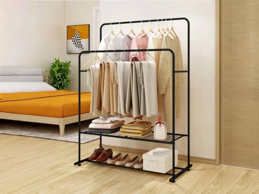 عکس رگال آویز ایستاده فلزی مشکی مدل BL532