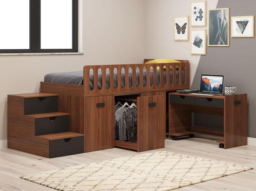 تخت و میز تحریر کم جا سرهم BT760