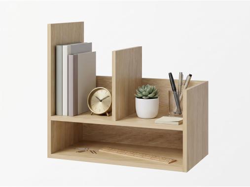 عکس جاکتابی رومیزی کوچک ام دی اف BZ280
