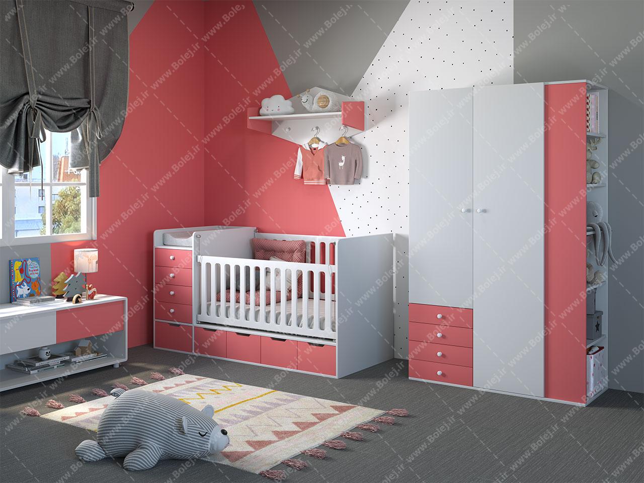 عکس سرویس خواب نوزاد پسر لاکچری NB644