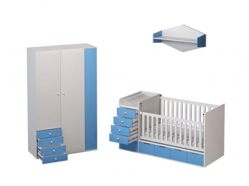 عکس سرویس خواب نوزاد پسر لاکچری NB644