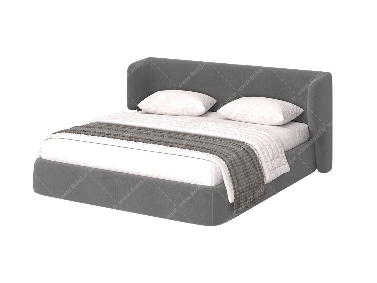 عکس تخت خواب هتلی دو نفره پارچه ای مدرن BH713