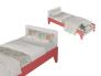 عکس تخت خواب دخترانه یک نفره ساده BS804