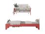 عکس تخت خواب دخترانه یک نفره ساده BS804