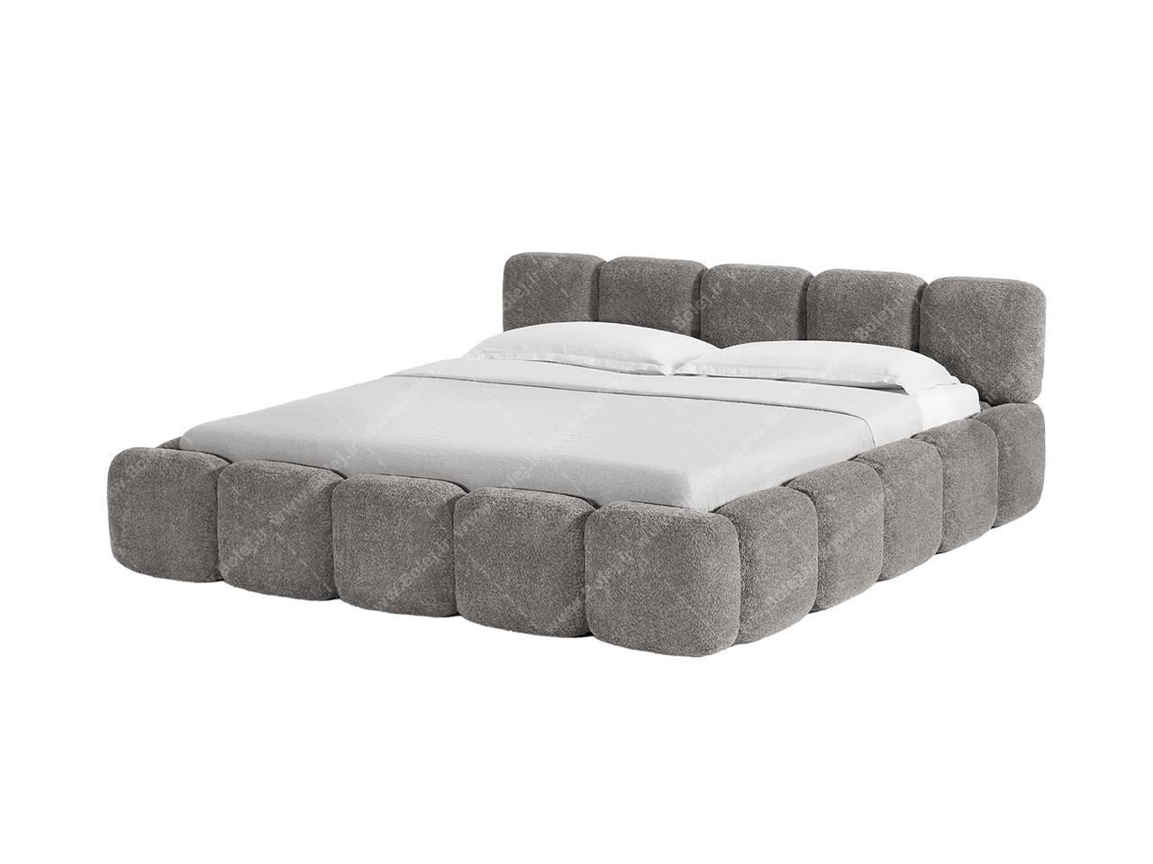 عکس تخت خواب تدی طوسی ارتفاع کم BD669