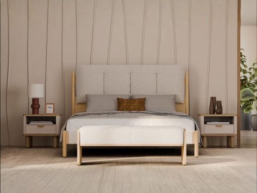 عکس سرویس خواب اسپرت چوبی دونفره HF503