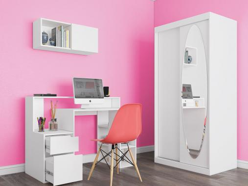 عکس شلف دیواری کتاب ام دی اف D94