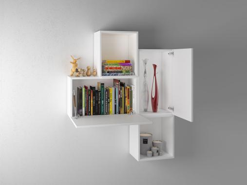 عکس باکس دیواری کتاب اتاق خواب D313