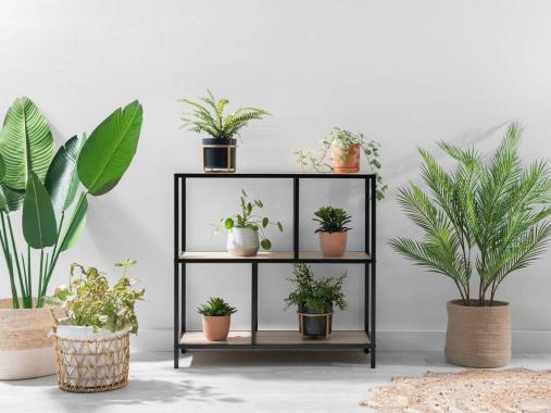 عکس کنسول فلزی مینیمال مشکی مدل CN443