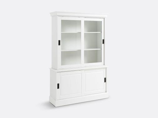 عکس کتابخانه کلاسیک چوبی ریلی BC26