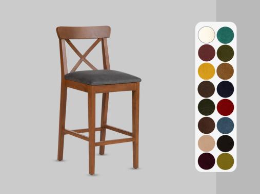 عکس صندلی اپن چوبی کلاسیک پایه ثابت CO211