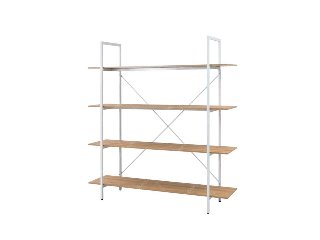 عکس استند کتابخانه چوب و فلز مدل DF227