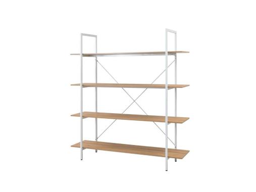 عکس استند کتابخانه چوب و فلز مدل DF227