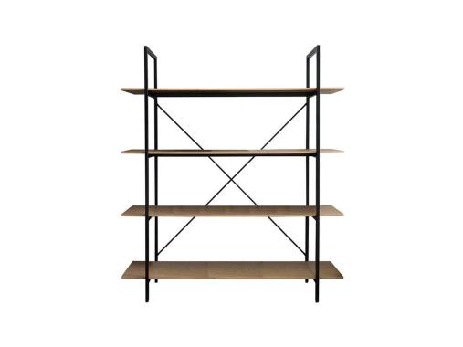 عکس استند کتابخانه چوب و فلز مدل DF227