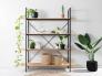 عکس استند کتابخانه چوب و فلز مدل DF227