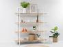 عکس استند کتابخانه چوب و فلز مدل DF227