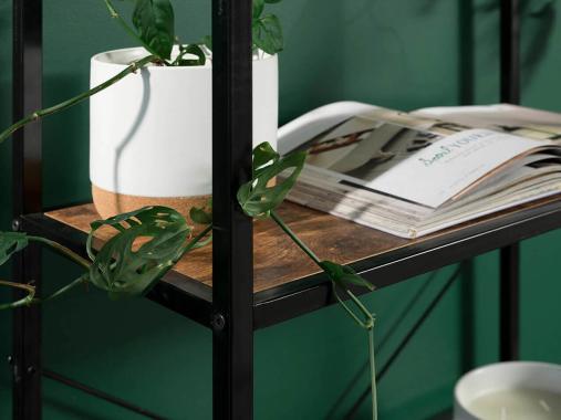 عکس استند کتابخانه فلزی کوچک و ساده مدل DF229