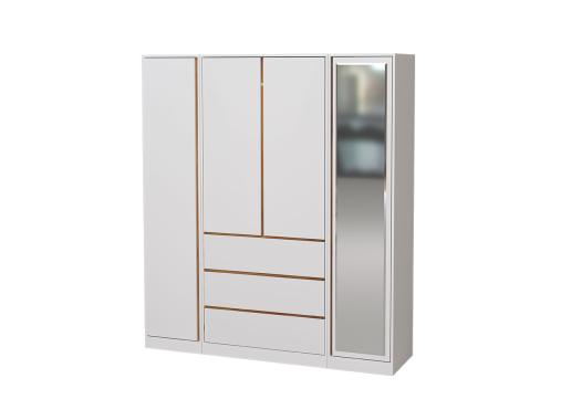 عکس کمد لباس ام دی اف متحرک سه تکه DL1