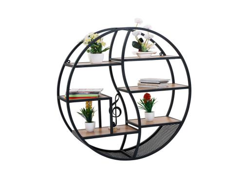عکس شلف دیواری فلزی گرد مدل DM208