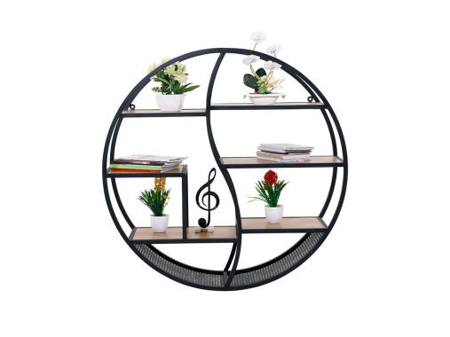 عکس شلف دیواری فلزی گرد مدل DM208