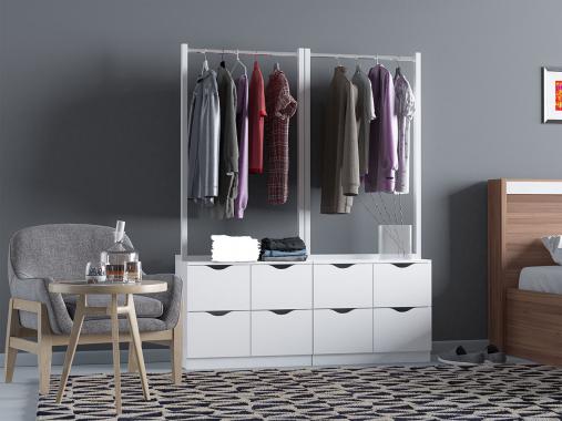 عکس دراور لباس هشت کشو با رگال DR292