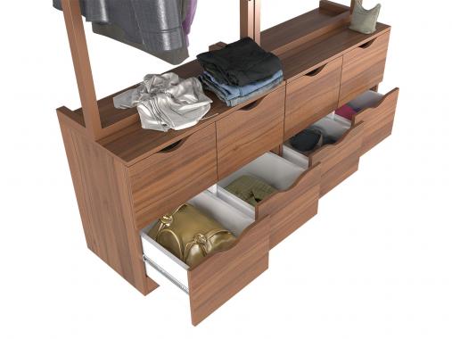 عکس دراور لباس هشت کشو با رگال DR292