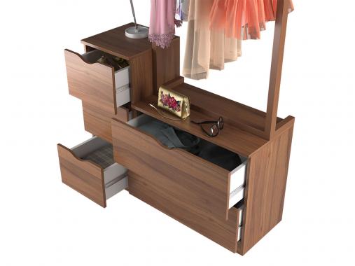 عکس دراور جالباسی 5 کشو ام دی اف DR294