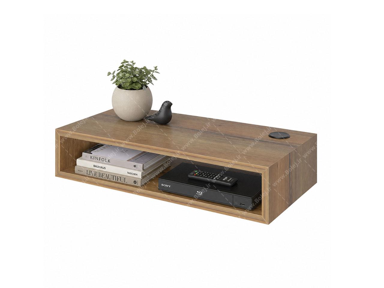 عکس شلف دیواری تلویزیون کوچک و ساده DT140