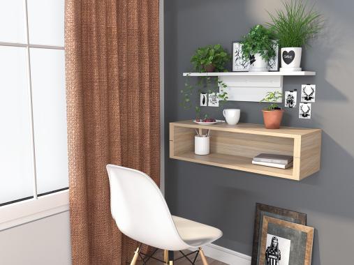 عکس میز تحریر تاشو دیواری آپارتمانی MT258