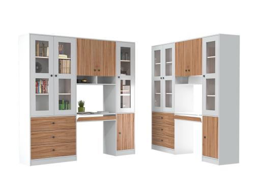 عکس میز تحریر کتابخانه دار جادار M566