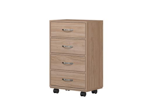 عکس فایل چهار کشویی بزرگ چرخ دار FD814