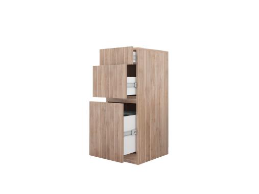 عکس فایل اداری عرض 30 سه کشو FD820