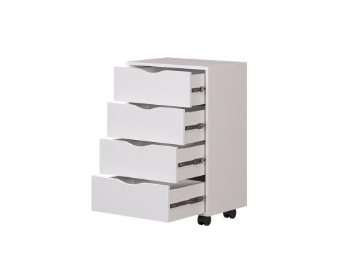 عکس فایل مدرن کشویی سفید عرض 50 مدل FD824