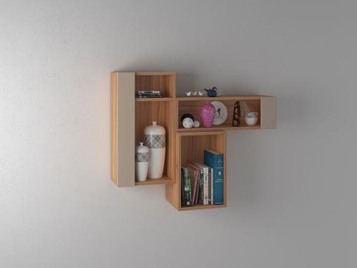 عکس شلف دیواری ام دی اف جای گلدان D92