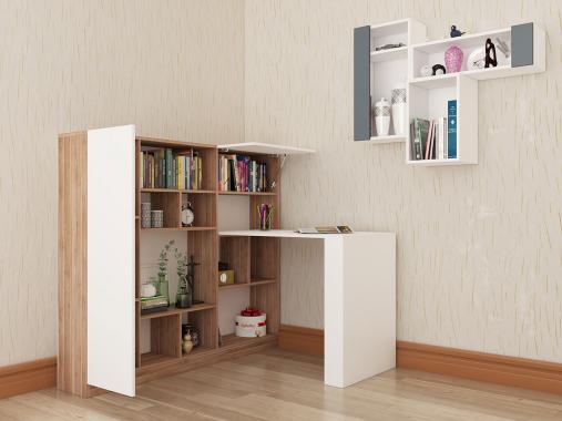 عکس شلف دیواری ام دی اف جای گلدان D92