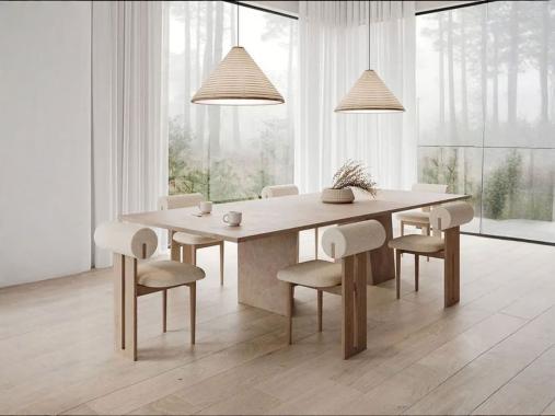 عکس صندلی ناهار خوری مدرن چوبی hippo