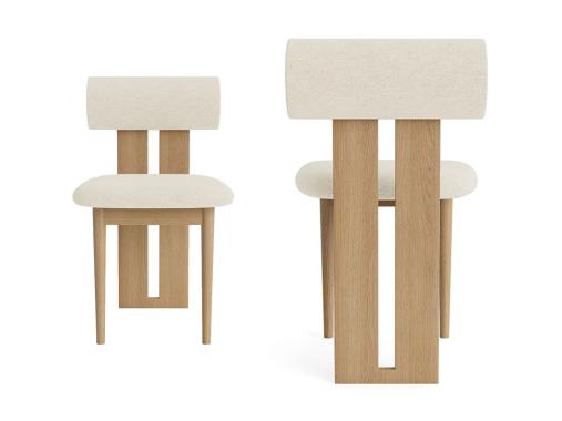 عکس صندلی ناهار خوری مدرن چوبی hippo