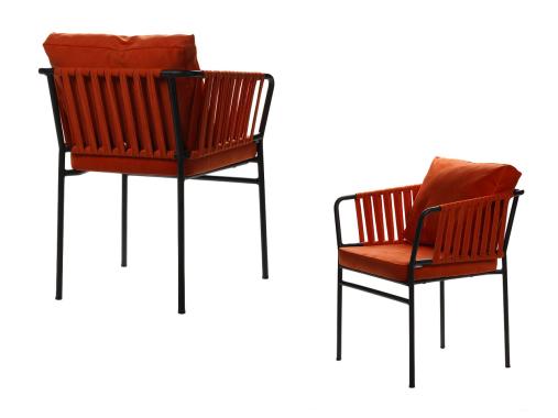 عکس صندلی ناهار خوری اسپرت دو رنگ KB63