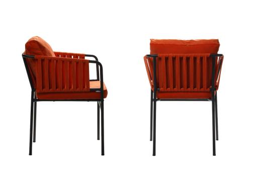 عکس صندلی ناهار خوری اسپرت دو رنگ KB63