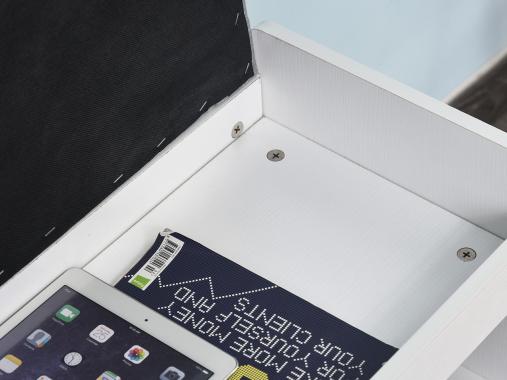 عکس جاکفشی آپارتمانی نشیمن دار سفید KF774