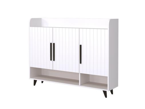 عکس جاکفشی لاکچری کم جا سفید KF782