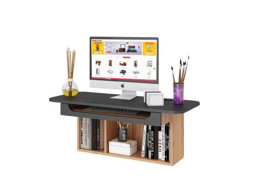 عکس میز کامپیوتر کم جا مدرن دیواری MC69