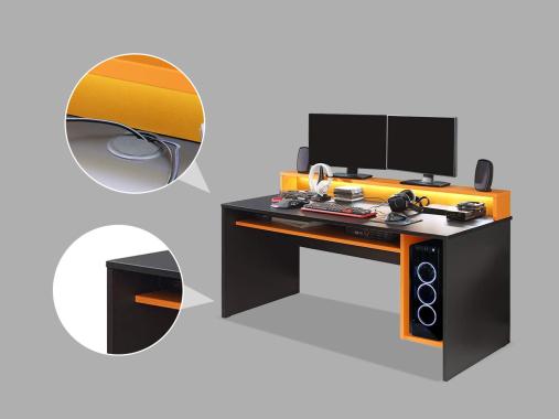 عکس میز گیمینگ عرض 120 مدل MC73