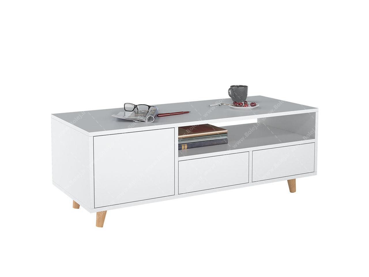 عکس میز جلو مبلی مینیمال پایه کوتاه کشودار MF365